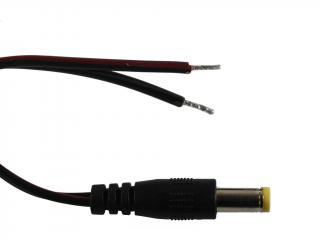 Kábel csatlakozóval a LED szalaghoz, 2,1x5,5CM, MALE/SAMEC