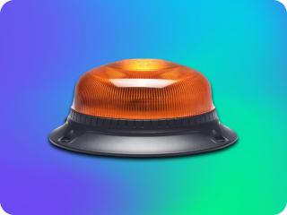 KAMAR LED FIGYELMEZTETŐ LÁMPA TARGONCÁKHOZ, 12W, 10-110V, 1MODE, R10, R65, IP66, CSAVAROS RÖGZÍTÉS [LW0051]
