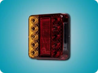 KAMAR LED HÁTSÓ LÁMPA 4 FUNKCIÓS, 3,3W, 12V, R10, R148, R150, IP67, CSAVAROS RÖGZÍTÉS [L1963]