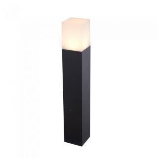 Kerti LED-es lámpatest 1xGU10, 50 cm, fekete/fehér, IP54