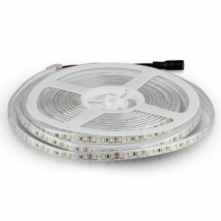 Külső LED szalag 12V, 8W/m, 800lm/m, 120 LED/m, SMD 3528, IP65, 5m csomag Meleg fehér
