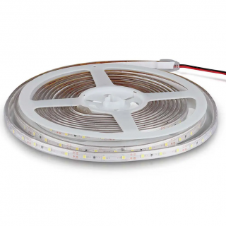 Kültéri LED szalag 4,2W/m 420LM/m 12V 60LED/M SMD3528 IP65 vízálló, csomagolás 5m Hideg fehér
