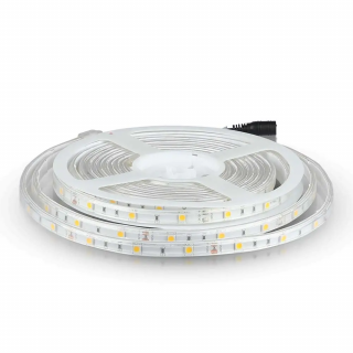 Kültéri RGB LED szalag 5m, 3.5W/m, 70LM/m, 30LED/m, IP65, 12V, vízálló