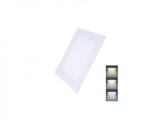 LED BEÉPÍTETT PANEL 24W, 1800LM, CCT 3000K/4000K/6000K, NÉGYZET [WD145]