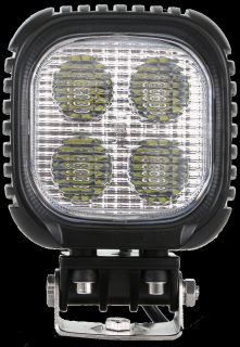 Led Cree munkalámpa, négyzet alakú, 40W (5400Lm), 12V/24V, 6500K, IP67 [L0103]