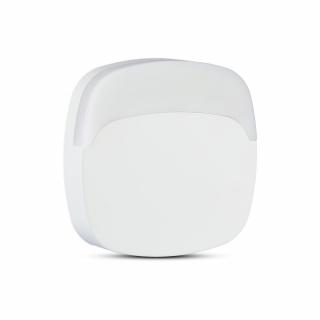 LED éjjeli lámpa 0,5W foglalathoz, négyzet alakú, SAMSUNG chippel Természetes fehér