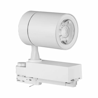 LED-es sínlámpa COB 35W, 3000lm, 10°, fehér Hideg fehér