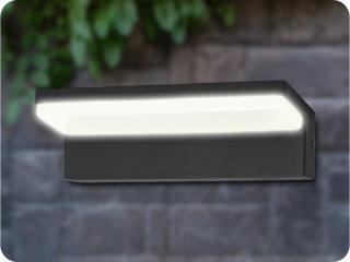 LED FALI KÜLTÉRI LÁMPA PACHIRA 9W, 500LM, IP54, 4000K, FEKETE [AD-OP-6576BLPM4]