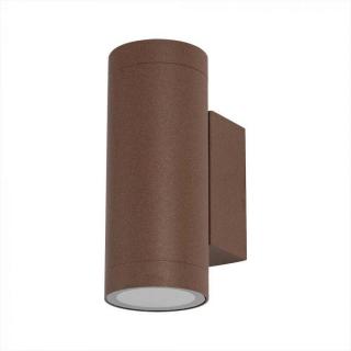 LED fali lámpa barna-piros CORTEN 2xGU10