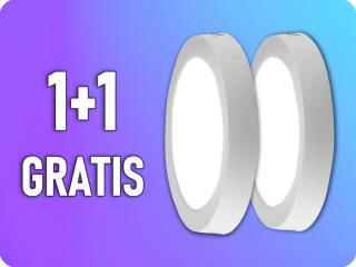 LED FELÜLI PANEL TÁPELLÁTÁSSAL 18W, 1850LM, SAMSUNG CHIP, KEREK, 1+1 GRATIS! Hideg fehér