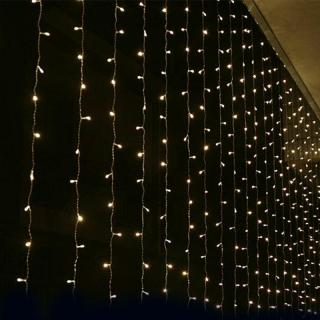 LED fényfüggöny, 3m 480LED, 20 x ág, 3m ághossz, WW, adapterrel [X08480121]
