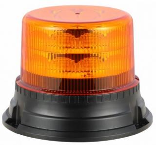 LED figyelmeztető lámpa 20W, 24xLED, R65, R10, csavaros rögzítés, 12/24V, narancs, IP67 [ALR0038-4]