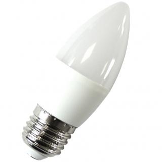 LED izzó E27, 1W (90-100LM), gyertya [WOJ+14456] Hideg fehér