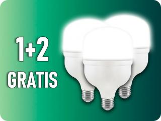 LED IZZÓ E27/E40,  1+2 gratis Hideg fehér