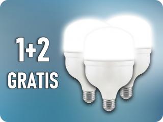 LED IZZÓ E27/E40, T120, 40W, 4320LM, 160°, IP20, 1+2 gratis! Hideg fehér