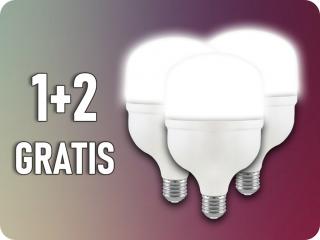 LED IZZÓK, E27/E40, T100, 30W, 3210LM, 160°, IP20, 1+2 gratis! Természetes fehér