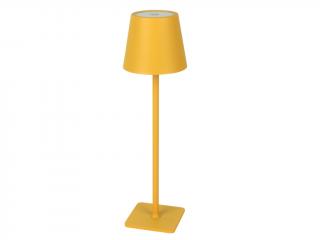 LED LINE® ASZTALI LÁMPA TAZA 3.5W, 400LM, CCT, IP54, ÚJRATÖLTHETŐ, 2X2000MAH, SÁRGA [208971]