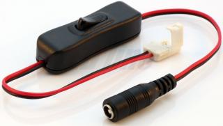 LED line® Rugalmas csatlakozó LED szalagokhoz 8mm 2PIN kapcsolóval [243547]
