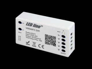 LED line® VARIANTE távirányító vevő EGYSZÍNŰ LED-szalagokhoz (távirányító nélkül) [471277]