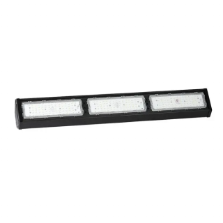 LED lineáris Highbay 150W, 14500lm, Samsung chip, 110°, IP54, fekete Természetes fehér