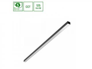 LED LINEÁRIS SZERELT LÁMPA 50W, 5000LM, SZÍVVÁLTOZTATÁS 2700/4000/6000K, 150CM, FEKETE [SLI047303CCT_PW]