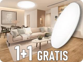 LED mennyezeti lámpa 36W, 3900, színváltoztatás 3000K-6500K, 1+1 gratis!