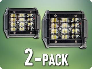 LED munkalámpa 12,8W, 1000lm, 12xLED, R10, 12/24V, IP67/2-PACK! [LB0114]