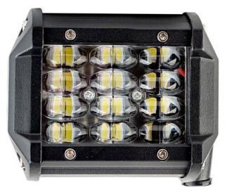 LED munkalámpa 12,8W, 1000lm, 12xLED, R10, 12/24V, IP67, csavarokkal rögzíthető [LB0114]