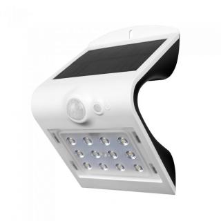 LED napelemes utcai lámpa mozgásérzékelővel 1.5W (220lm), Ip65, fehér