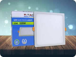 Led panel 22W, (2200Lm), négyzet alakú Hideg fehér