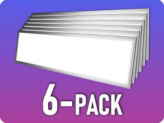LED panel kazettás mennyezethez 40W, 4800lm, Backlit, 120x30cm/6-PACK! Hideg fehér