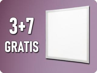 LED panel tápegységgel 36W, 4320lm, 3+7 gratis! Hideg fehér