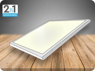 LED panel tápegységgel 40W, 3200lm, 595x595 mm Természetes fehér