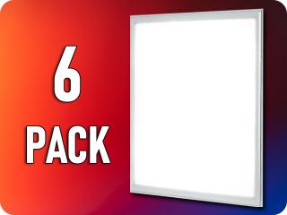 LED panel tápegységgel, négyzet 60x60cm, 40W, 4950lm/6-PACK! Hideg fehér