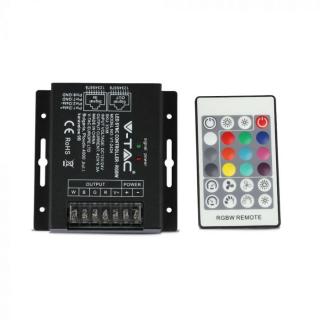 LED RGB+W vezérlő/dimmer, 12V-288W; 24V-576W