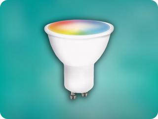 LED SMART WIFI IZZÓ GU10, RGB+CCT, 5W, 425LM [WZ326]