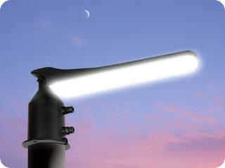 LED soros LED közvilágítás FLAMINGO adapterrel, 30W, 3000lm, IP65, 4000K, fekete [203815]
