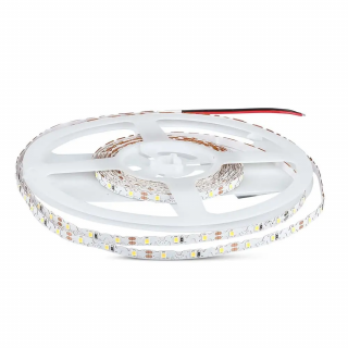 LED SZALAG BELSŐ HAJLÍTHATÓ 5W/M, 420LM/M, 60LED/M, SMD2835, IP20, 12V, 3000K Meleg fehér