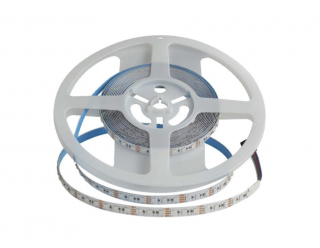 LED SZALAG BELTÉRI RGB 24V, 12W/M, IP20