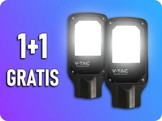 LED utcai lámpa 30W, 2510lm, 110°, IP65, 1+1 gratis! Hideg fehér