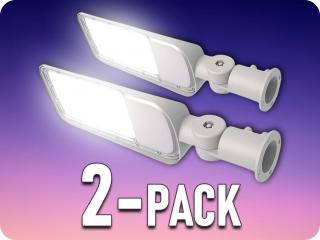 LED utcai lámpa állítható adapterrel 100W, 11000LM, 100°, SAMSUNG CHIP/2-PACK! Hideg fehér