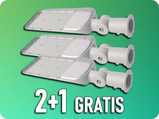 LED utcai lámpa állítható adapterrel 30W, 3450lm, SAMSUNG CHIP, 4000K, 2+1 gratis! Természetes fehér