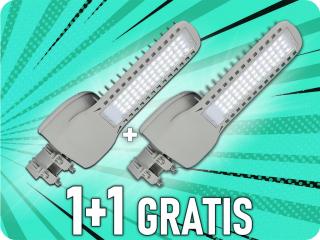 LED utcai világítás 150W, 20300LM (135lm/W),  Samsung chip, 1+1 gratis! Hideg fehér