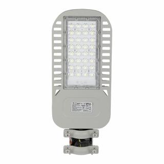 LED utcai világítás 50W, 6850lm, 120°, SAMSUNG chip, szürke Természetes fehér