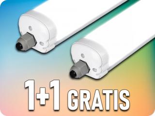 LED VÍZÁLLÓ LÁMPA SAMSUNG CHIP G-SOROZAT 36W, 120CM, 120CM, 1+1 gratis! Hideg fehér