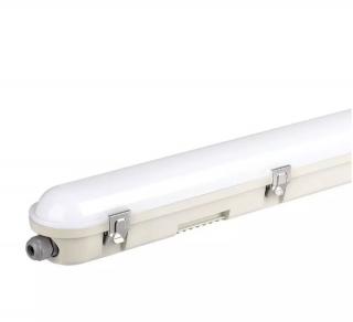 LED vízálló lámpa Samsung chipes akkumulátorral, 36W, 4320LM, 120cm, IP65, tejes borítással Természetes fehér