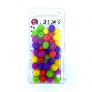 LIGHT CAPS® sárga+zöld+piros+ 2 lila árnyalat, 40 db egy csomagban
