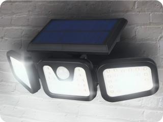 LTC LED napelemes zseblámpa fény- és PIR érzékelővel, 20W, 800lm, 2400mAh, 3-5m hatótávolsággal [LXLL147]