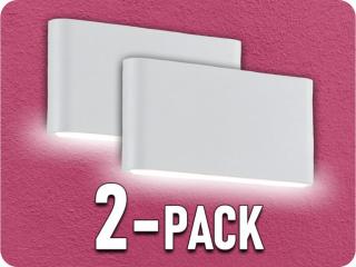 MAIDA-L fali lámpa 11W, 570LM, IP54, fehér/2-PACK! [LG2632W]