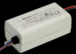 Meanwell hálózati adapter LED alkalmazásokhoz 12W, 5V [APV-12-5]
